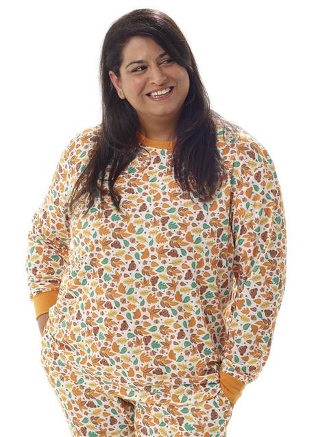 Build-A-Bear Pajama Shop™ Fall Print Top - Adult