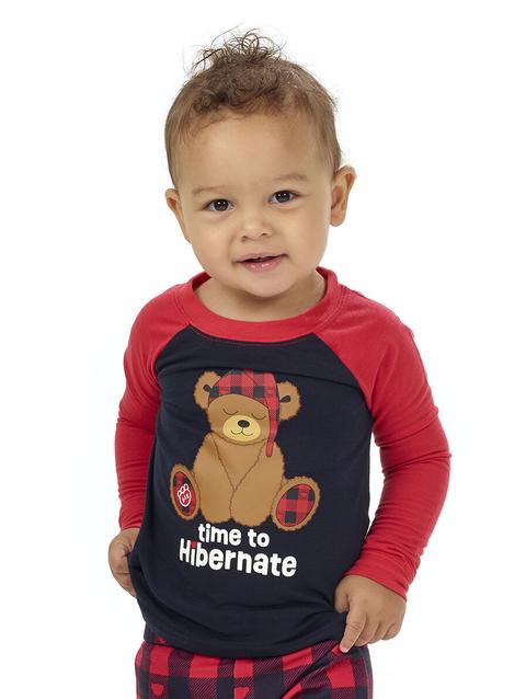 Build-A-Bear Pajama Shop™ Time to Hibernate Christmas PJ Top - Toddler & Youth