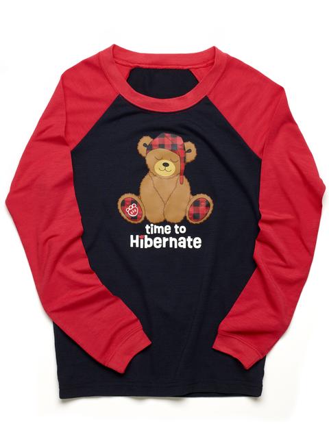 Build-A-Bear Pajama Shop™ Time to Hibernate Christmas PJ Top - Toddler & Youth