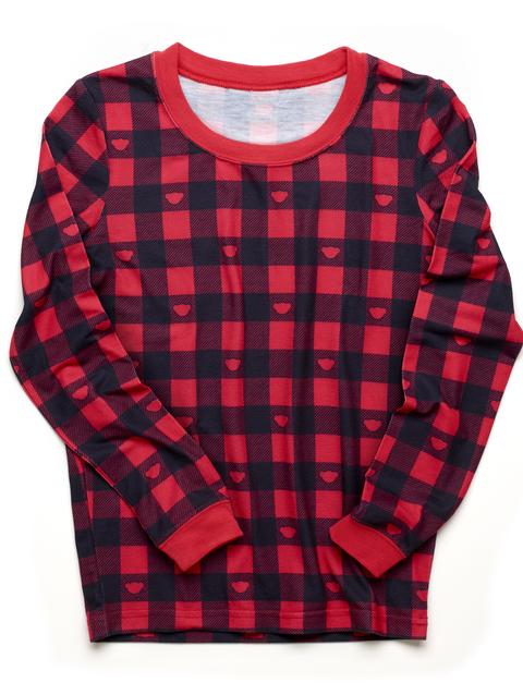 Build-A-Bear Pajama Shop™ Buffalo Check Christmas PJ Top - Adult