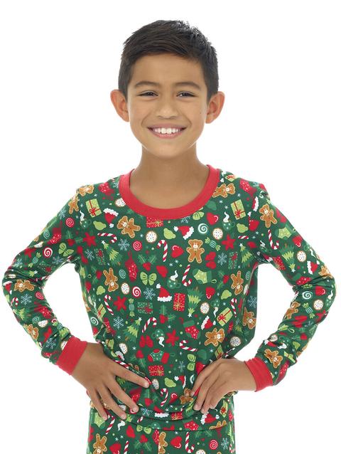 Build-A-Bear Pajama Shop™ Christmas Print PJ Top - Toddler & Youth