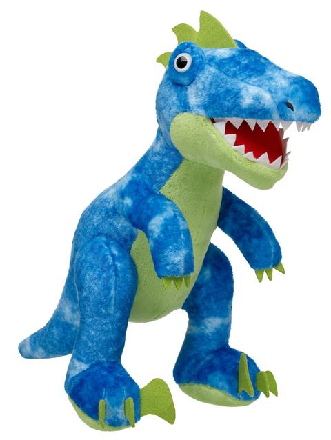 Blue and Green Raptor Stuffed Animal