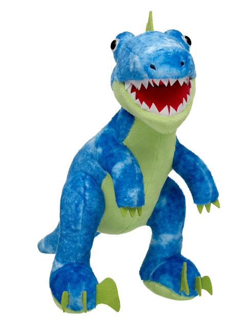 Blue and Green Raptor Stuffed Animal