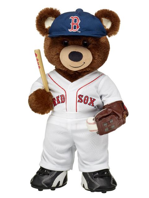 Boston Red Sox Baseball Teddy Bear Gift Set