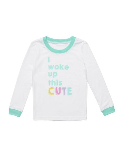 Build-A-Bear Pajama Shop™ "I Woke Up This Cute" PJ Top - Toddler and Youth