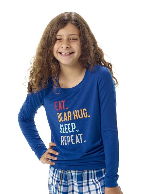 Build-A-Bear Pajama Shop™ Eat Sleep Repeat Top - Toddler & Youth